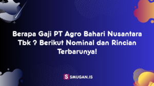 Berapa Gaji PT Agro Bahari Nusantara Tbk ? Berikut Nominal dan Rincian Terbarunya!