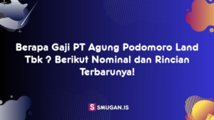 Berapa Gaji PT Agung Podomoro Land Tbk ? Berikut Nominal dan Rincian Terbarunya!