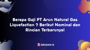 Berapa Gaji PT Arun Natural Gas Liquefaction ? Berikut Nominal dan Rincian Terbarunya!